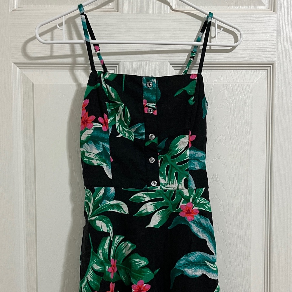 Hollister floral spaghetti strap dress